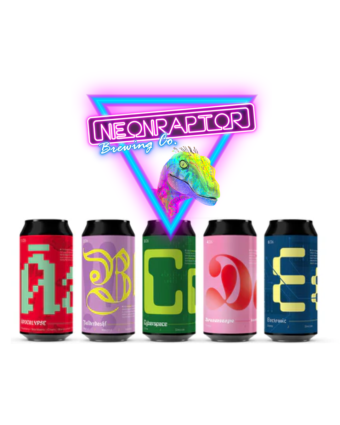 Neon Raptor Alphabet Mixed Box (5)