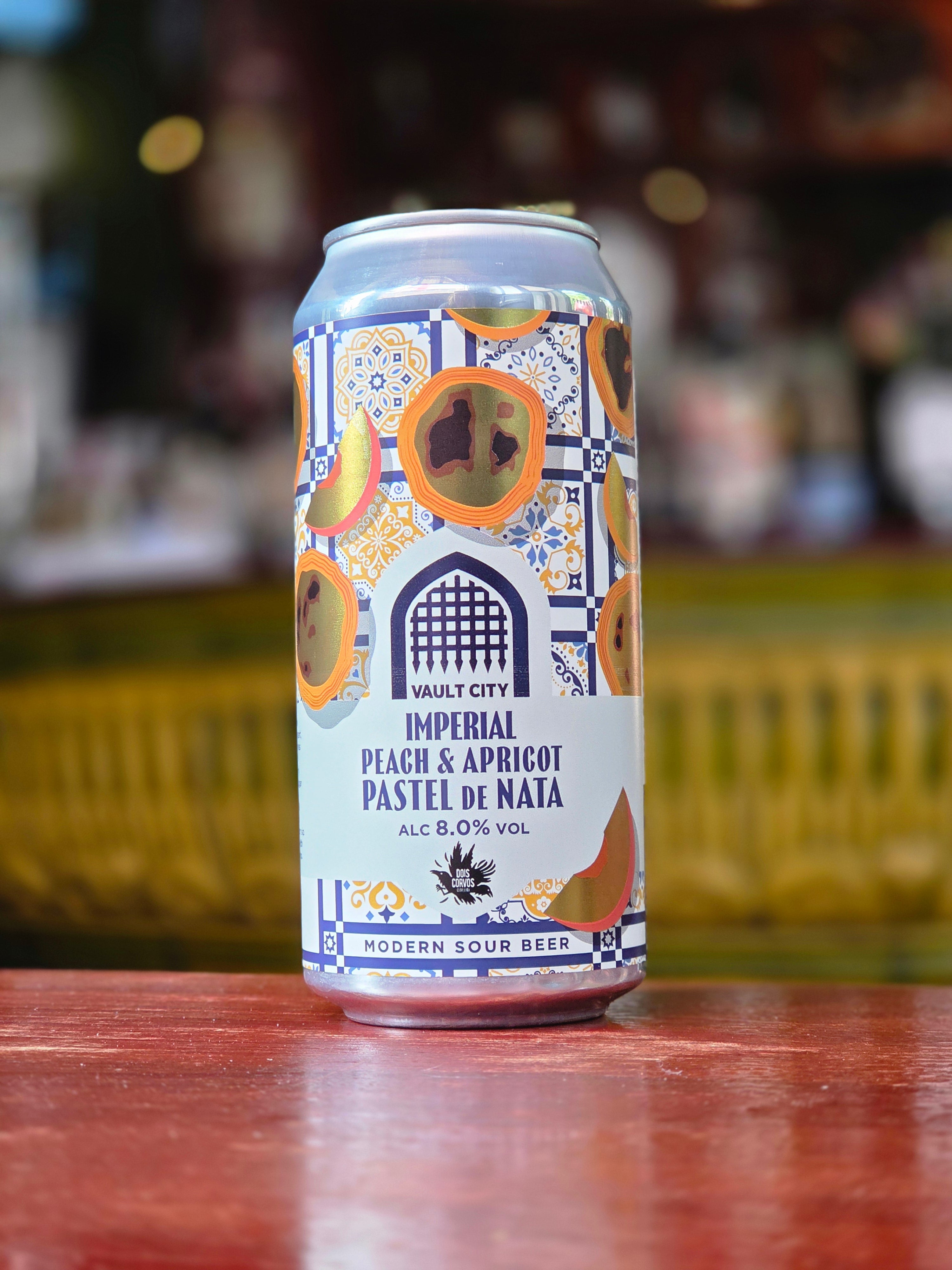 Pastel De Nata - Imperial Peach & Apricot 8.0% Imperial Pastry Sour 440ml Can - Vault City