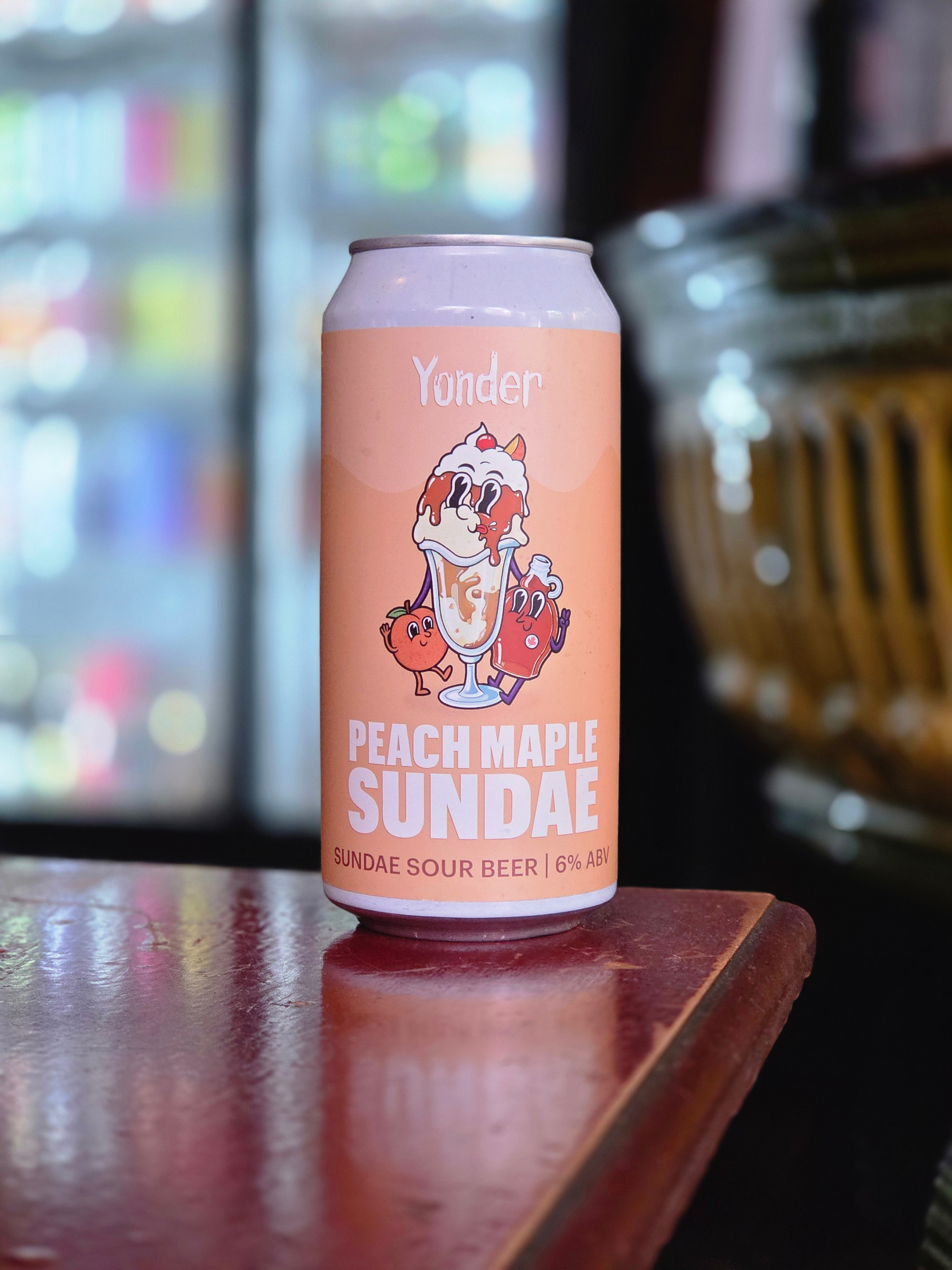 Peach & Maple Sundae 6.0% Ice Cream Sour 440ml Can - Yonder