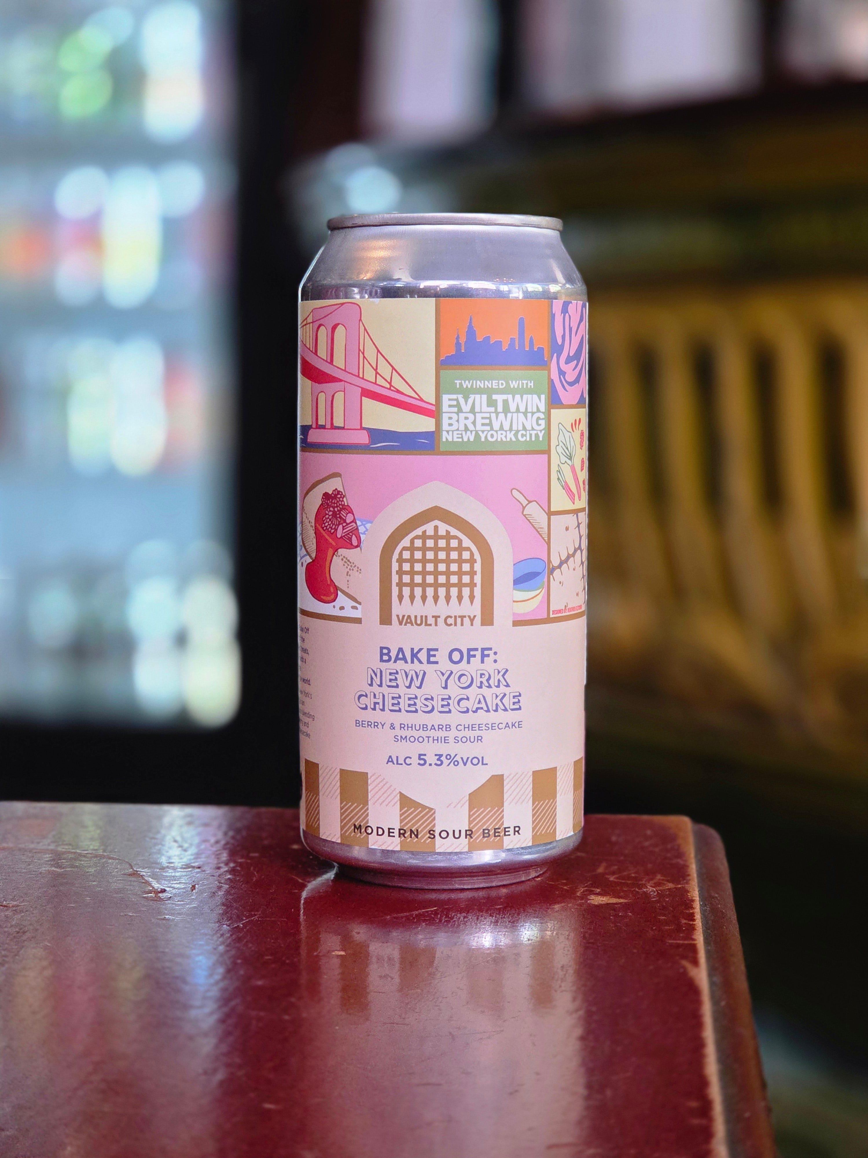 Bake Off NY Cheesecake 5.3% Smoothie Sour 440ml Can - Vault City